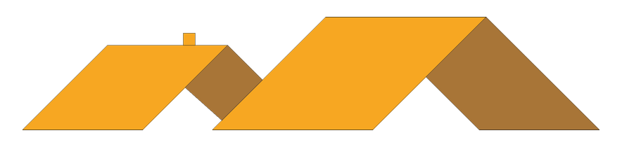 KTM Hoch Tiefbau – Logo mit zwei Dächern
